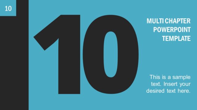 Multi Chapter Divider Page 10 PowerPoint