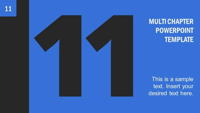 Multi Chapter Divider Page 11 PowerPoint