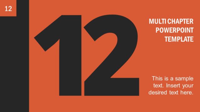 Multi Chapter Divider Page 12 PowerPoint