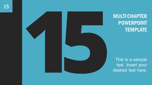 Multi Chapter Divider Page 15 PowerPoint