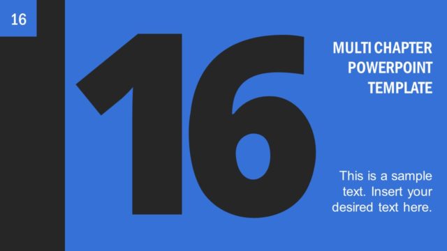 Multi Chapter Divider Page 16 PowerPoint