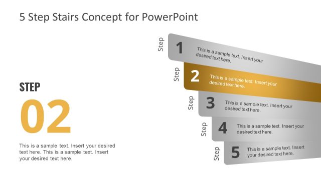 PowerPoint Timeline 5 Steps