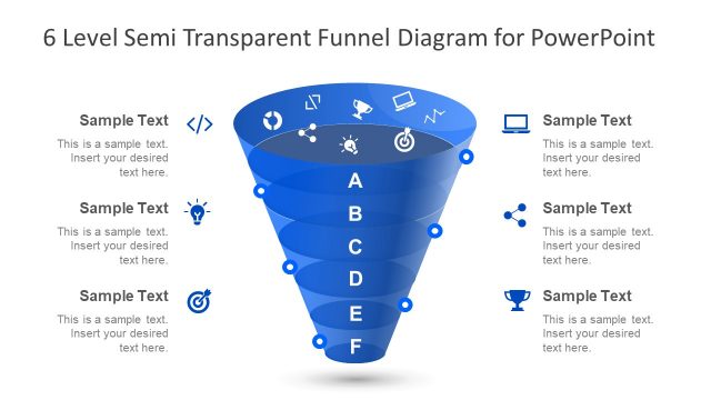 PPT Semi Transparent Funnel Overview