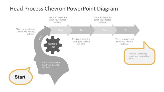 Chevron Timeline Horizontal Template