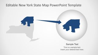 Zoom-in PowerPoint USA State Map