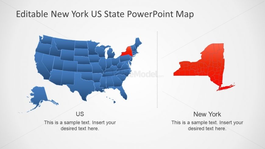 PPT New York and USA Map
