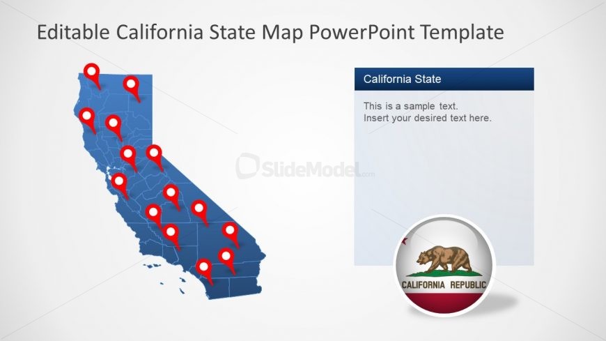 PowerPoint Map in Editable Slides