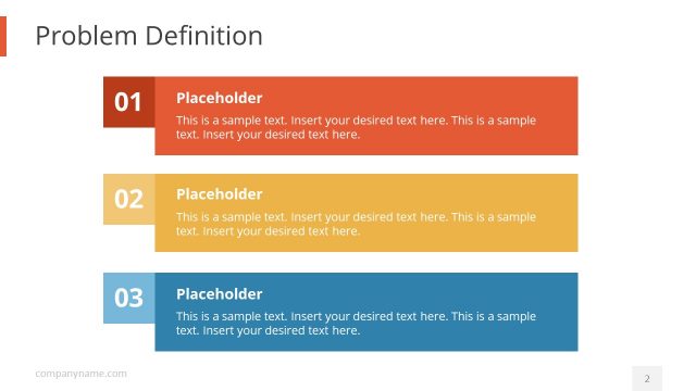 Business Presentation Slide of Problems