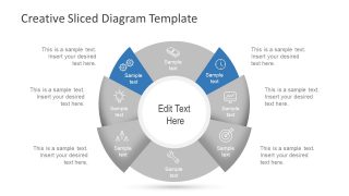 Diagram with 8 Steps Presentation