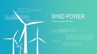 Windmill Energy PowerPoint Slide