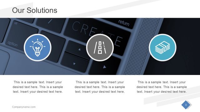 Flat PowerPoint Corporate Slide Deck