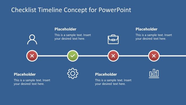 Checklist Timeline Concept for PowerPoint