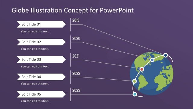 Globe Illustration Concept for PowerPoint
