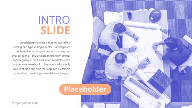 Introduction Slide of Company Presentation