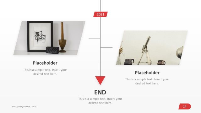Template of Business Timeline Interior Design