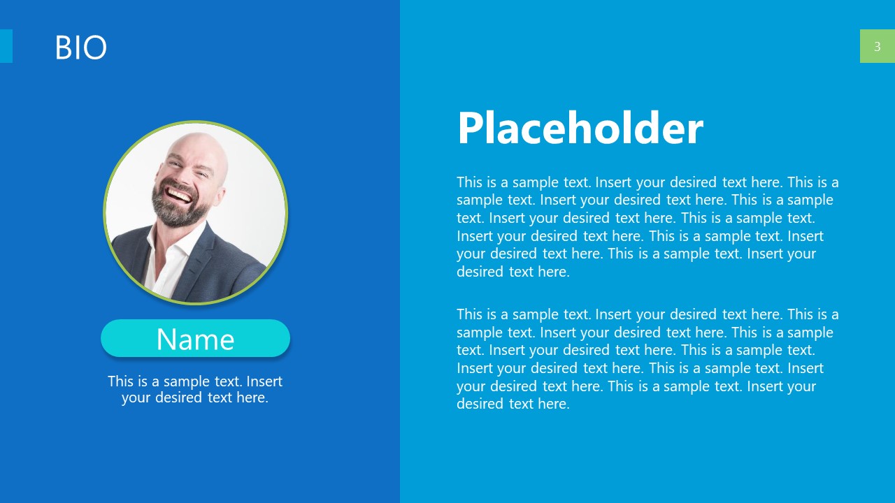 Professional Self Introduction Ppt Template Free Download