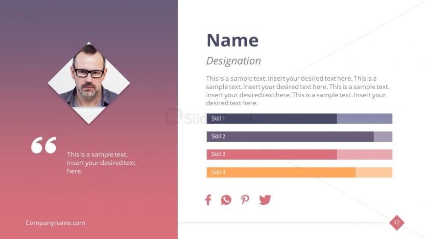 Employee Introduction Template PowerPoint
