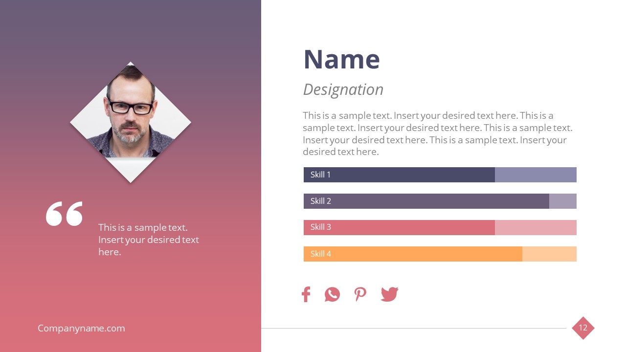 Introduce Company Profile PowerPoint Template SlideModel