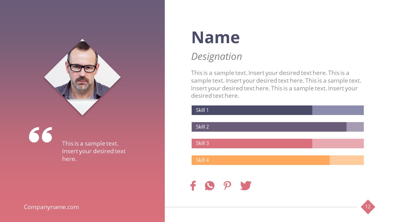 Introduce Company Profile Powerpoint Template Slidemodel Company My Xxx Hot Girl 