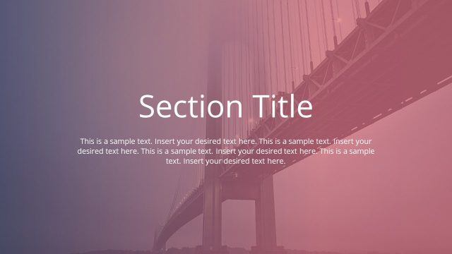 Cool Gradient Photo Background Slide