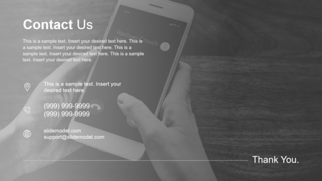 Contact Business PowerPoint Slide Deck