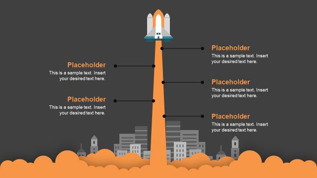 Rocket Roadmap Concept for PowerPoint