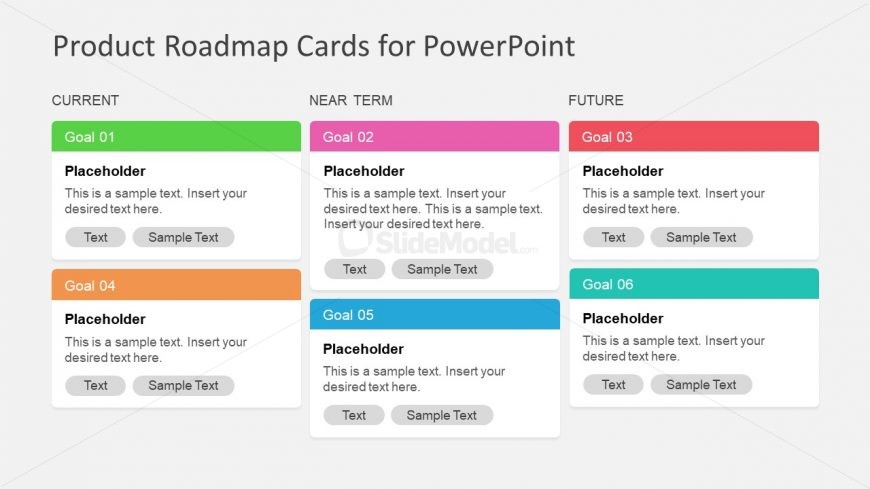PowerPoint Cards for Product Roadmap
