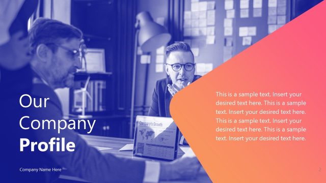 Business Profile Invictus Template