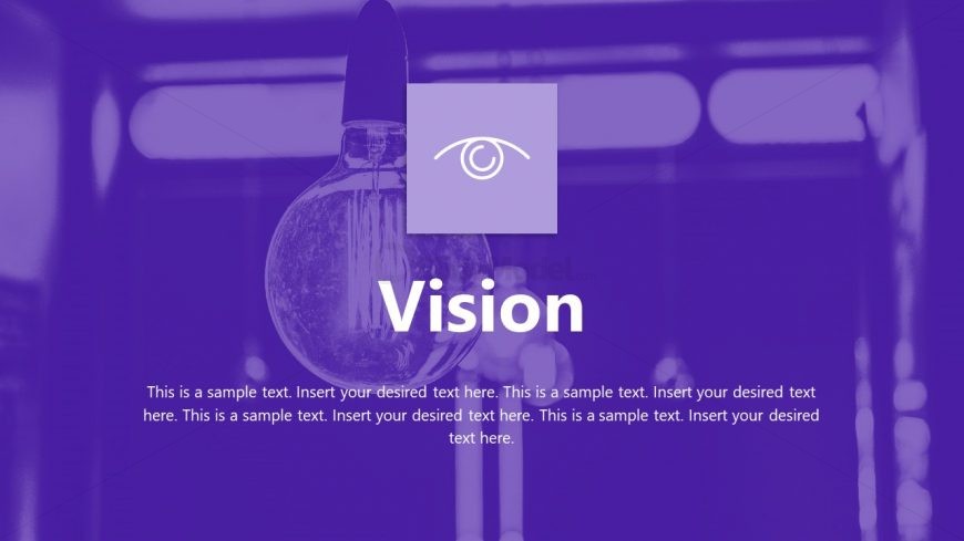 Purple Theme for Company Vision