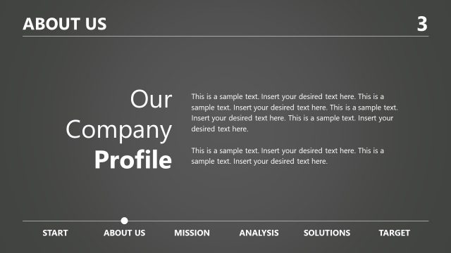 Grayscale Theme Company About Us