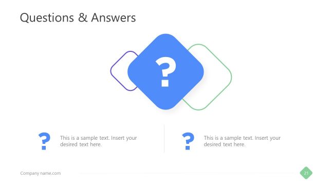 Geometric PowerPoint Business Review