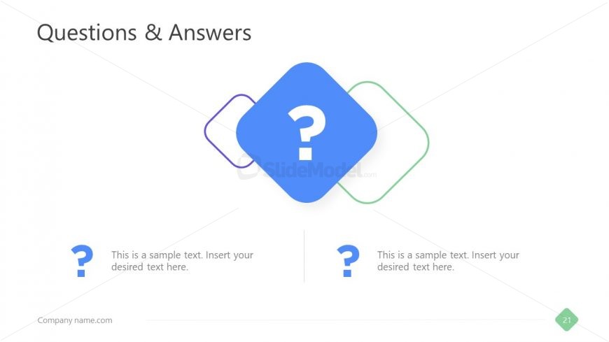 Question and Answer Slide Template