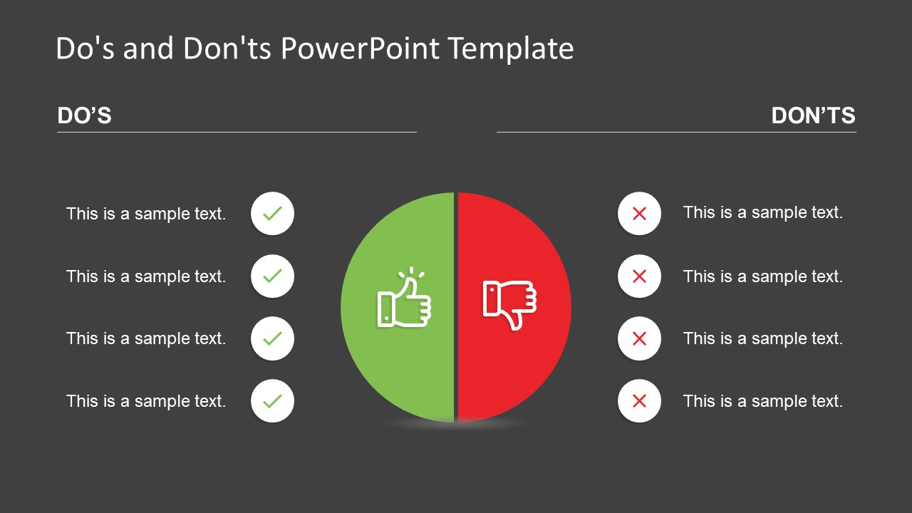 do's and don'ts presentation template