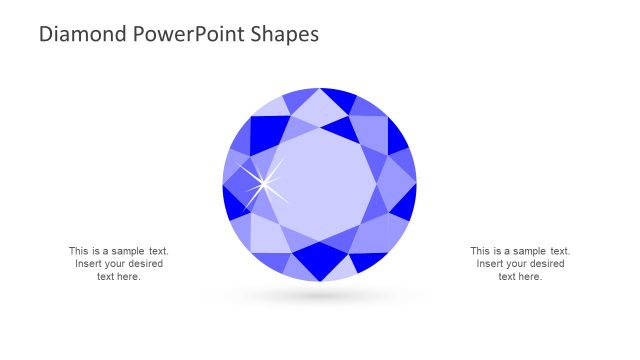 Top View Diamond Shape Presentation