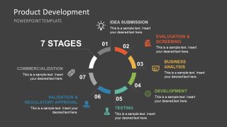 Product Lifecycle Development Diagram PPT