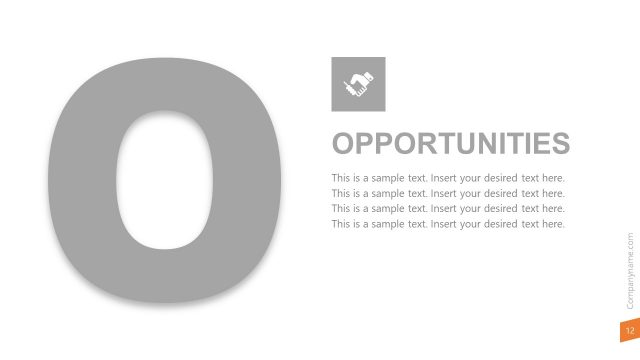 Opportunities Layout Bold O PPT
