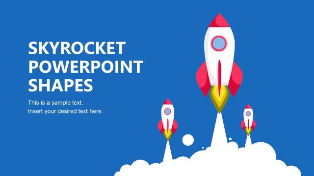 Skyrocket PowerPoint Shapes