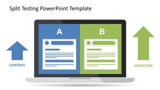 Flat PowerPoint Comparison Slide