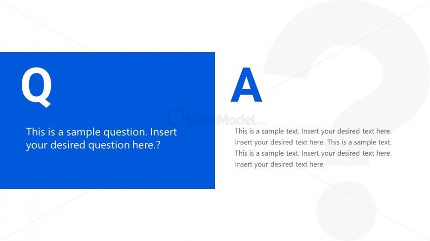 PowerPoint Slide of Questions and Answers