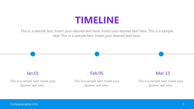 Company Profile Timeline Template