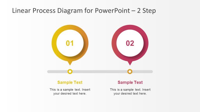 Linear Process PowerPoint Diagram