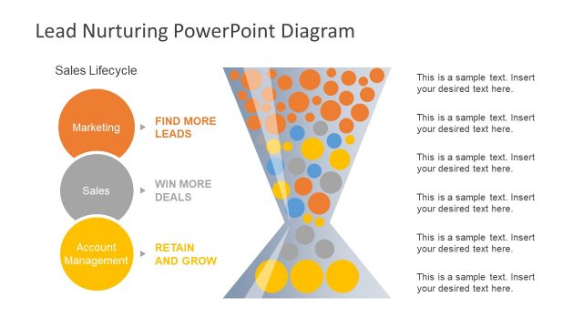 Lead Nurturing PowerPoint Diagram