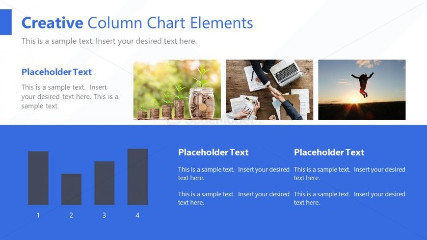 Slide of Data Driven Column Charts