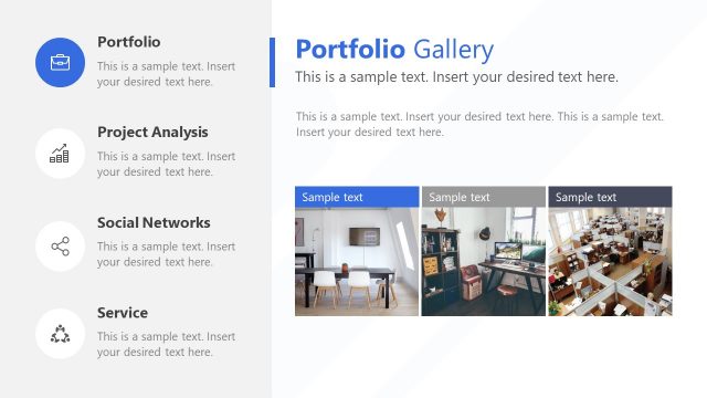 Portfolio gallery Optimistic Template