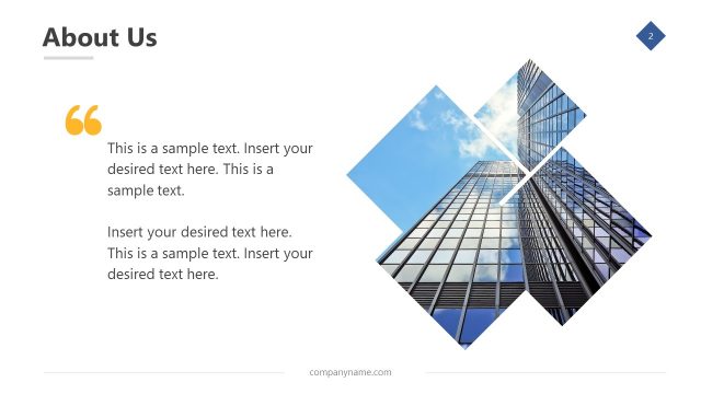 Business Introduction Template Design