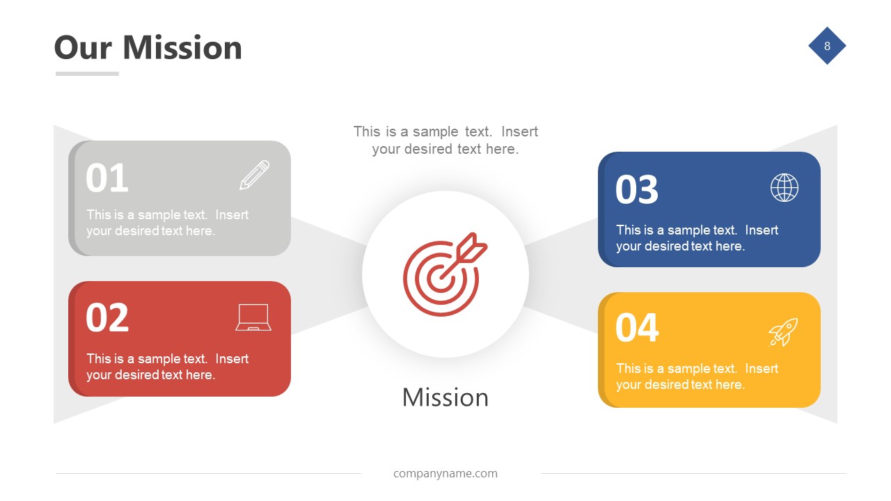 Business Mission Slide Design