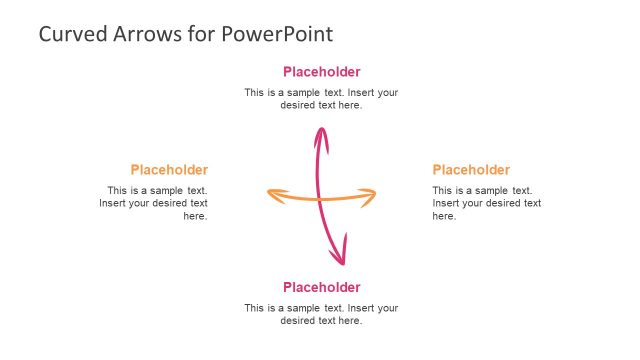PowerPoint Curved Arrow Cycle Diagram