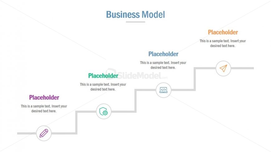 Infographic Business Model Slide