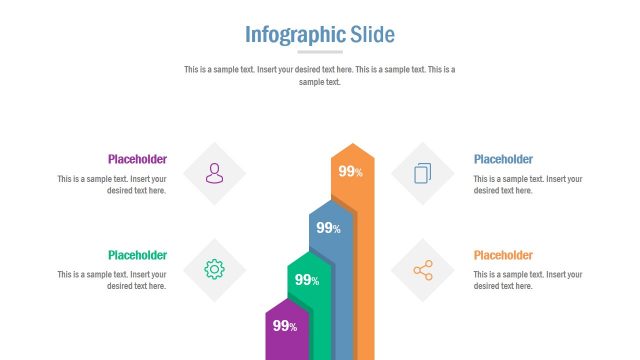 Infographic 4 Steps Infinite Business Template