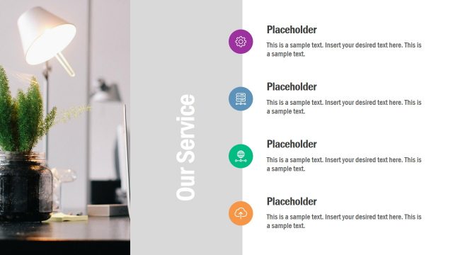 Vertical Layout of Services PPT